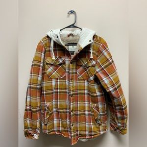 Legendary Whitetails Men’s Medium Sherpa Flannel Hoody